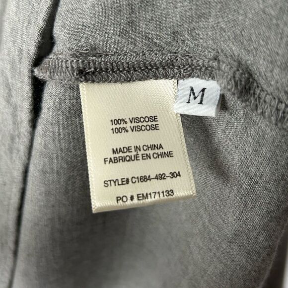 Anthropologie Cloth & Stone gray popover top size medium - Picture 10 of 14